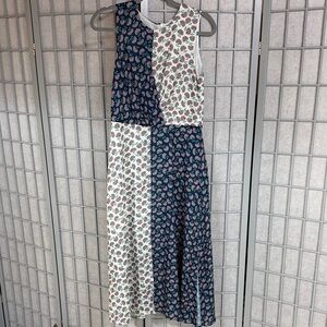 Tristan, Floral Patchwork Sleeveless Dress, Size 6